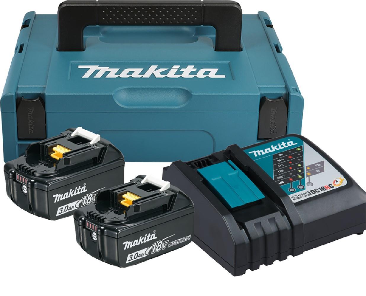 MAKITA Power-Source-Kit - 18 V / 2x 3 Ah