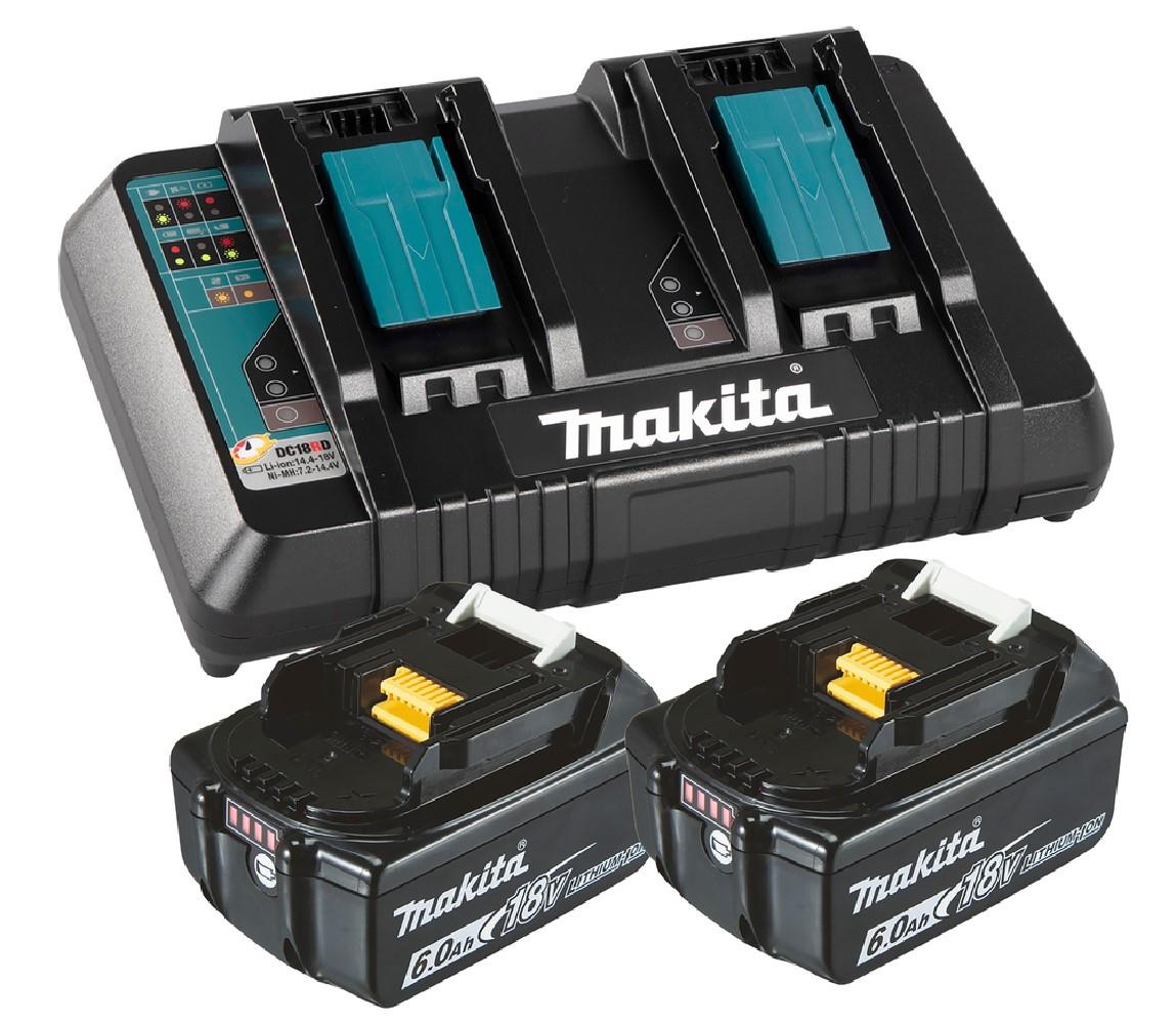 MAKITA Power-Source-Kit - 18 V / 2x 6 Ah